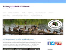 Tablet Screenshot of burnabylakepark.ca